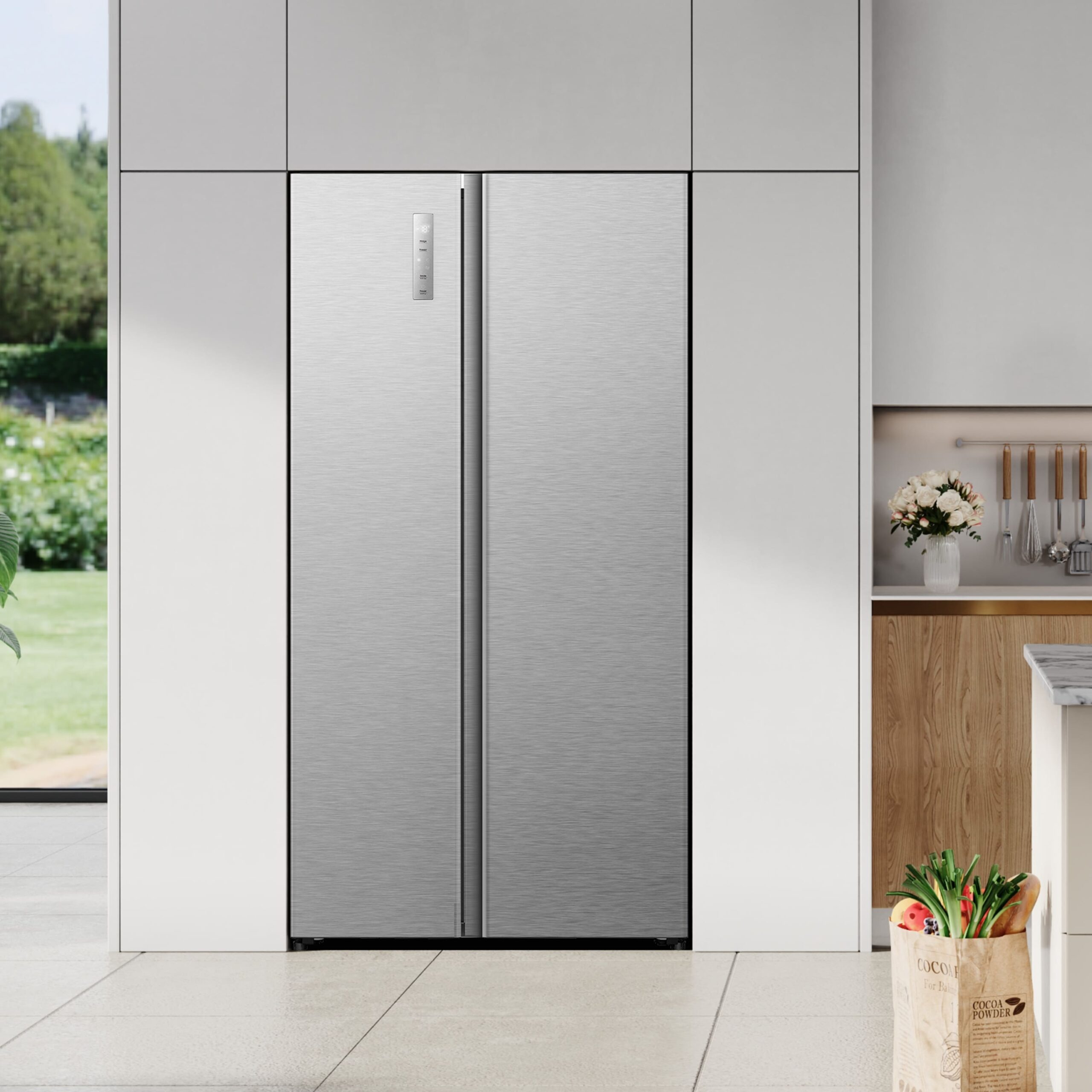 FRIGORÍFICO AMERICANO HISENSE RS3P538NAIE, 179x91, NO FROST, INOX - E